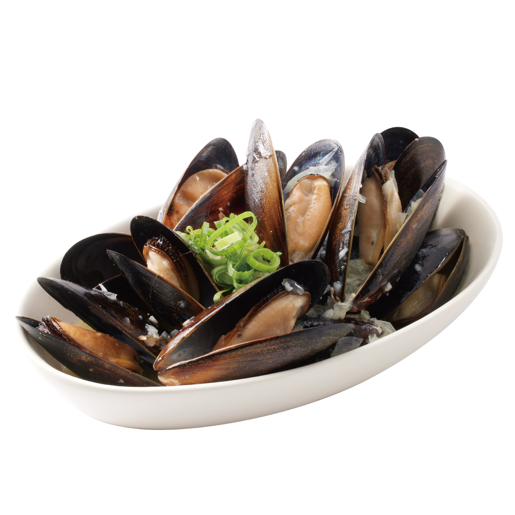 Mussels with Garlic Cream